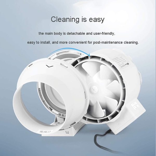 ⁦شفاط سحري Inline Fan Electric + انبوبة المونيوم لتركيب الشفاط ضمان 6 أشهر⁩ - الصورة ⁦12⁩