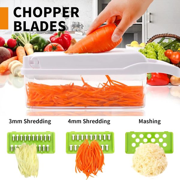 ⁦• قطاعة الخضروات الحديثة Veggie Slicer⁩ - الصورة ⁦2⁩