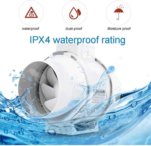 ⁦شفاط سحري Inline Fan Electric + انبوبة المونيوم لتركيب الشفاط ضمان 6 أشهر⁩ - الصورة ⁦13⁩