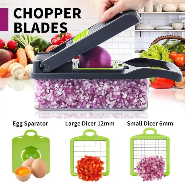 ⁦• قطاعة الخضروات الحديثة Veggie Slicer⁩ - الصورة ⁦7⁩