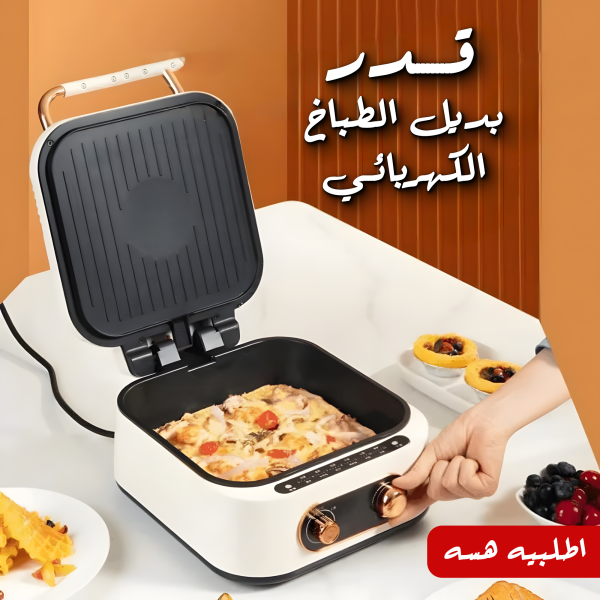 ⁦"	عرض قدر بديل الطباخ الكهربائي + قطعتين مسن سكاكين الكتروني "⁩ - الصورة ⁦3⁩